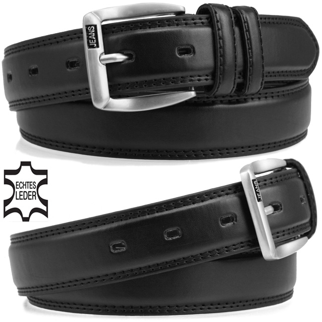 Echt Leder Gürtel Herren Gürtel Nieten Jeans Gürtel Belt klassich