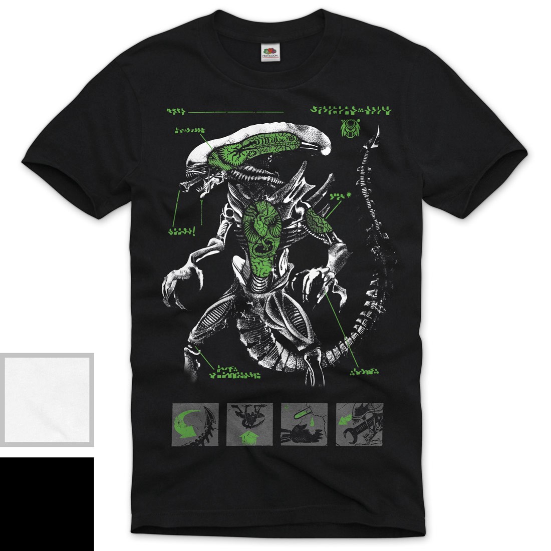 Xenomorph Alien Herren T Shirt Ripley Kino Film Prometheus Nostromo s ...